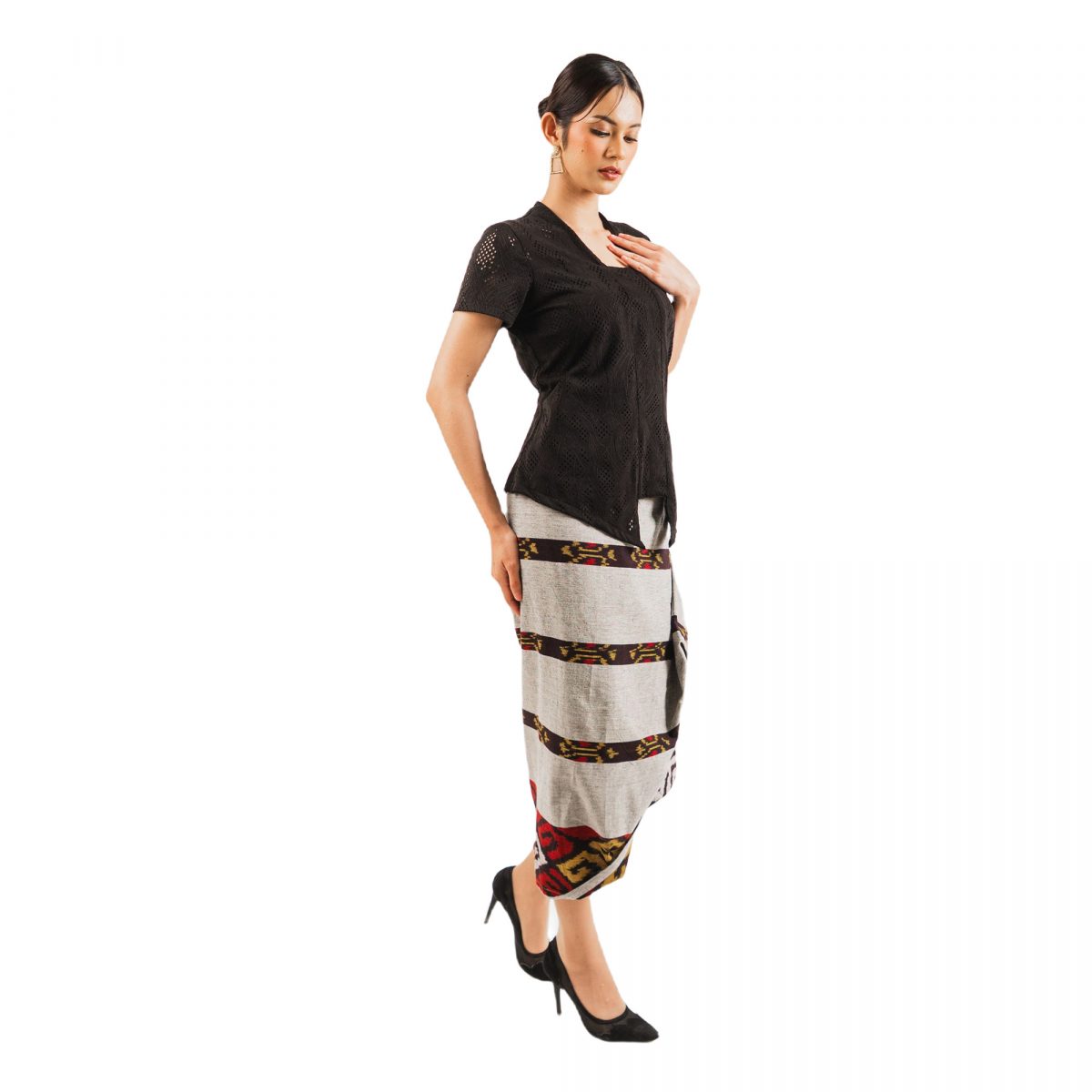 Kebaya Lace Black - Image 3