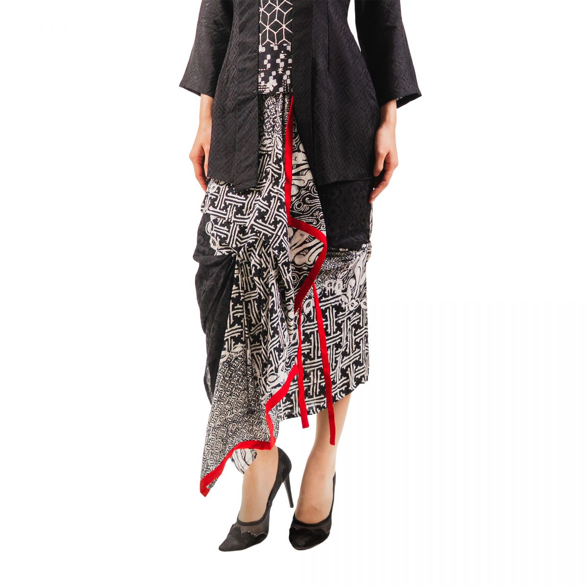 Nusantara Skirt Black - Image 4