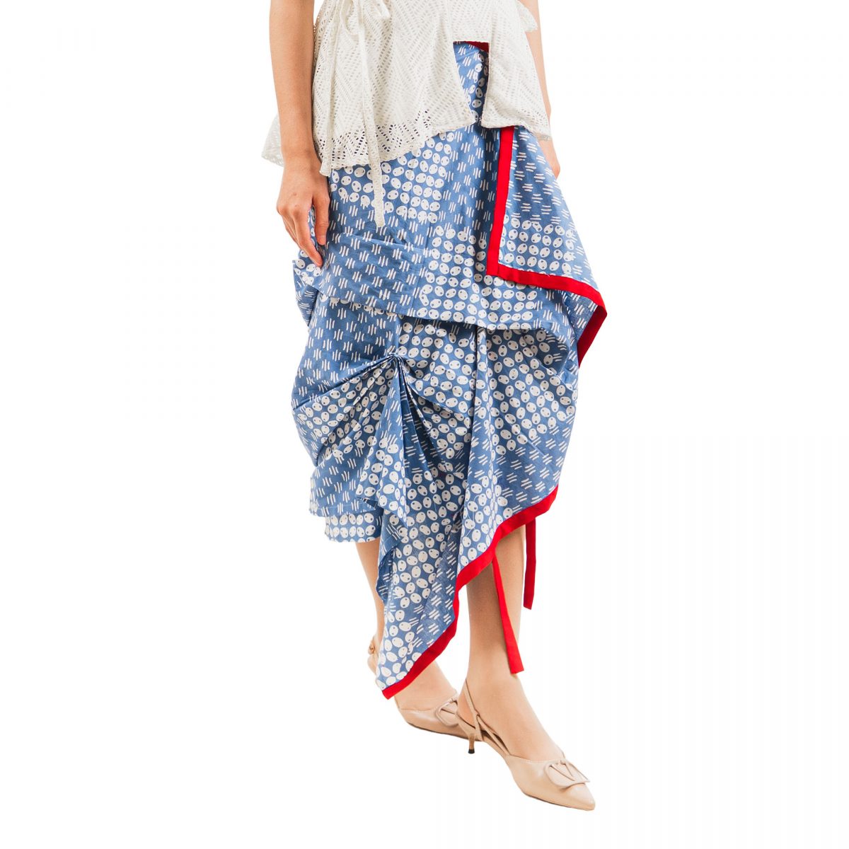 Nusantara Skirt Blue - Image 3