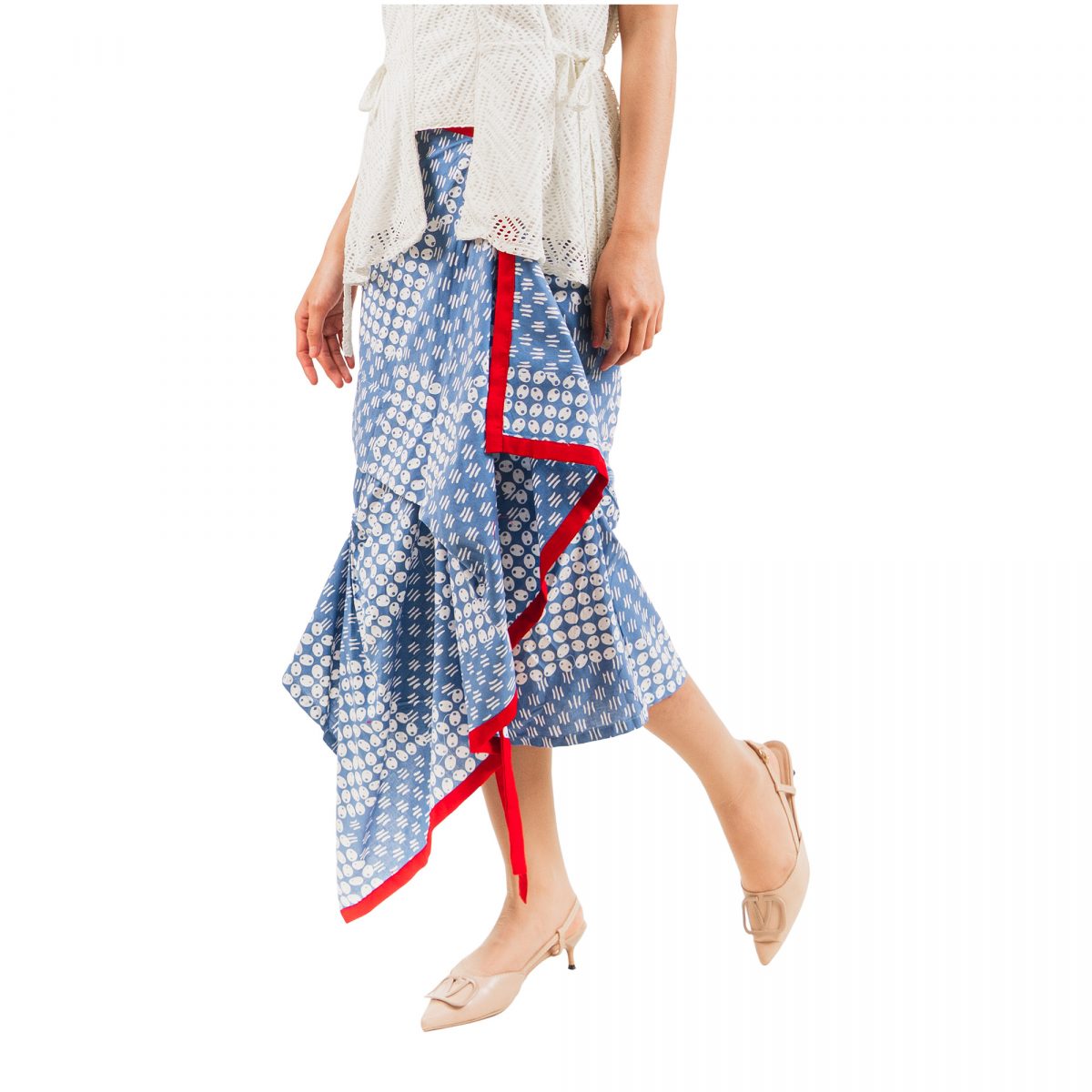 Nusantara Skirt Blue - Image 4