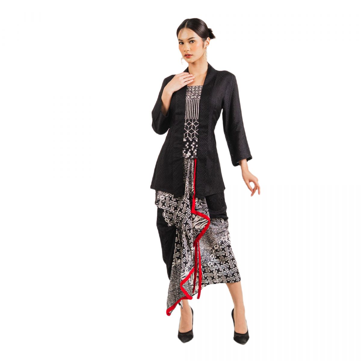 Nusantara Skirt Black - Image 6