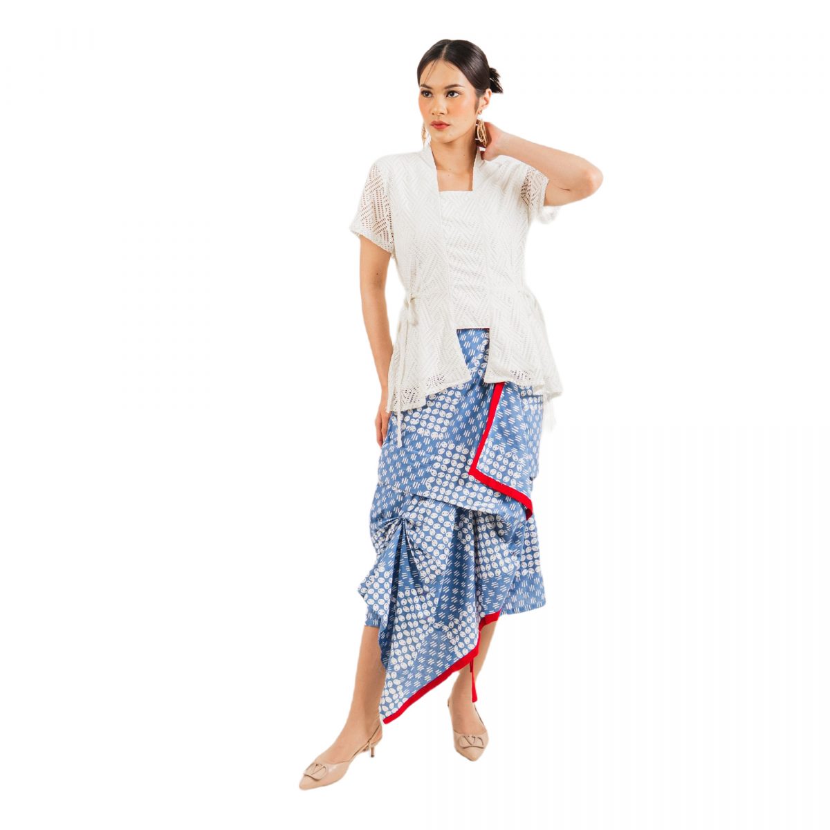 Nusantara Skirt Blue - Image 6