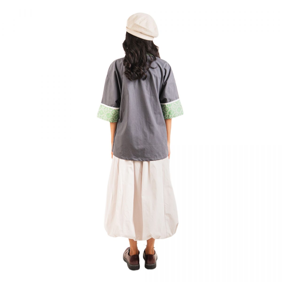 Divya Blazer Grey Green - Image 5