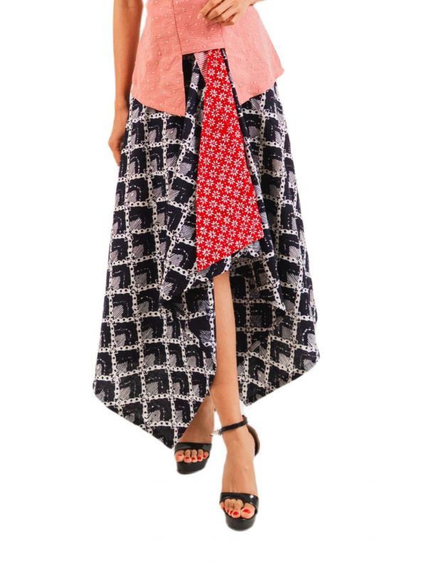 Merapi Skirt Black Red
