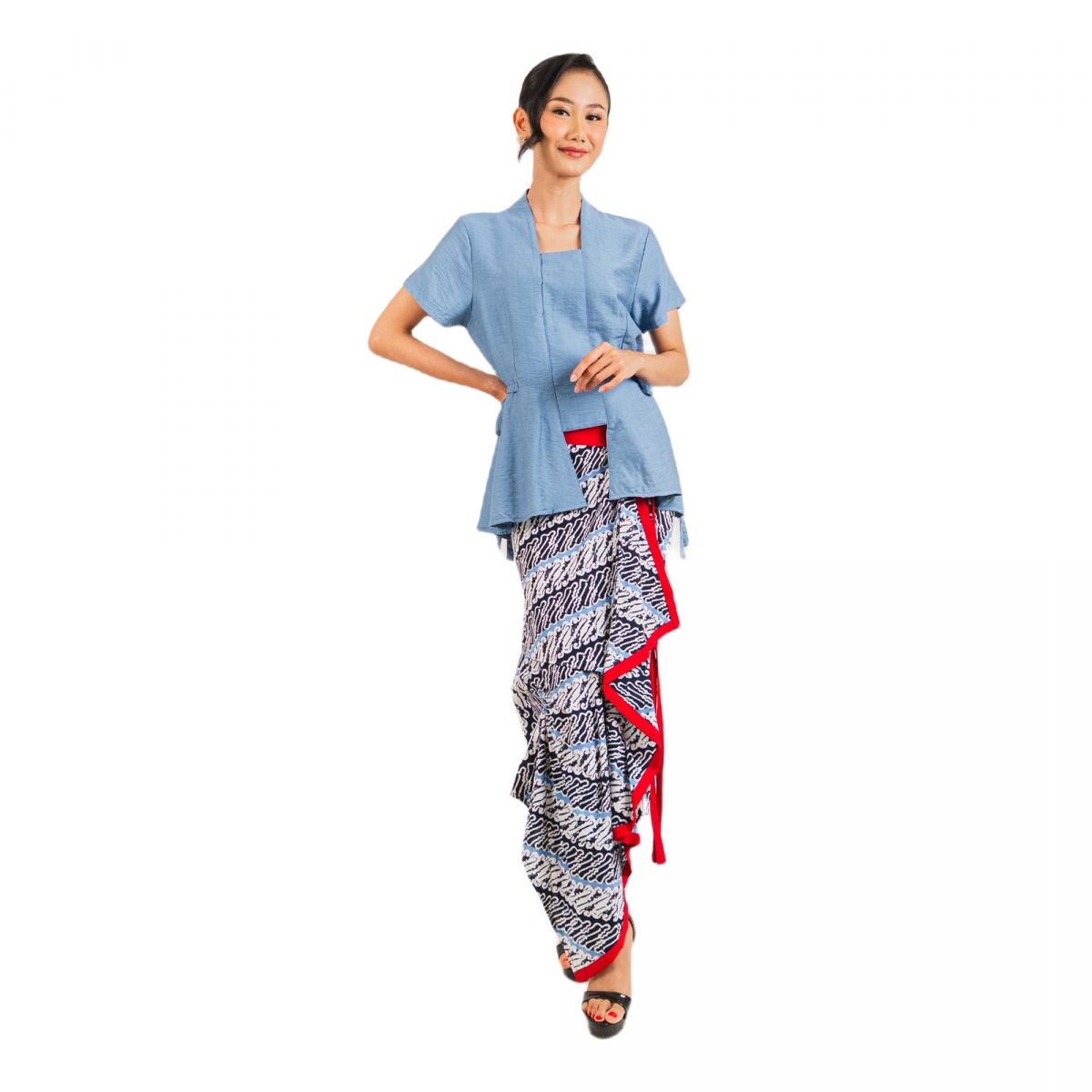 Reeya Blouse Blue - Image 6