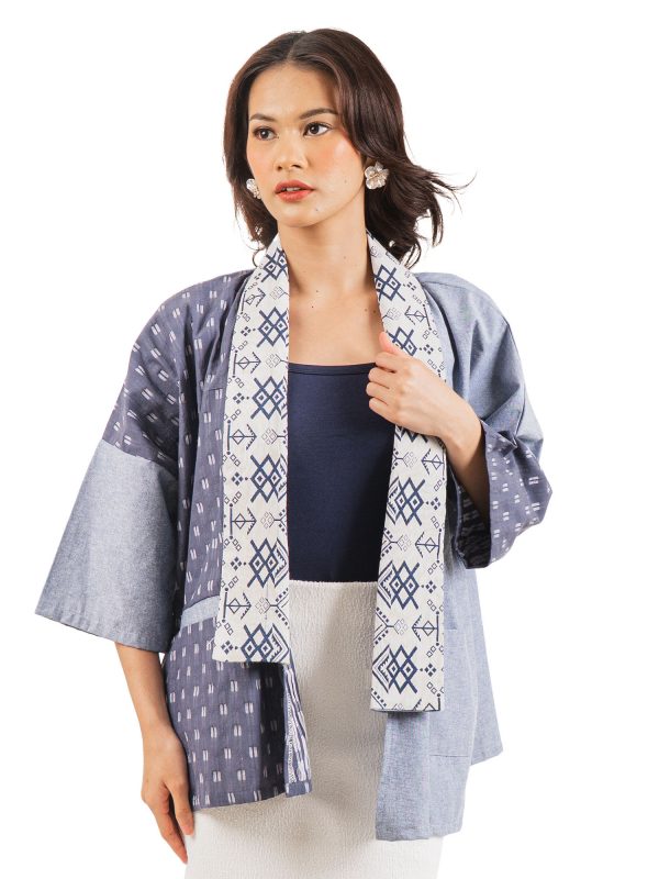 Tatiana Blazer Navy Grey