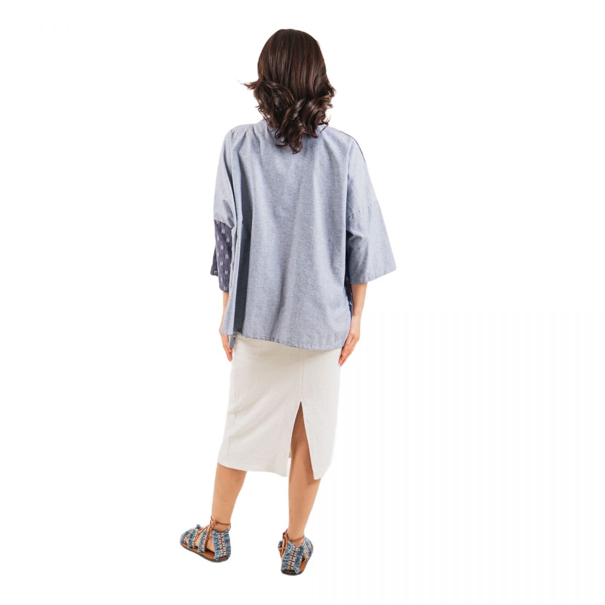 Tatiana Blazer Navy Grey - Image 5