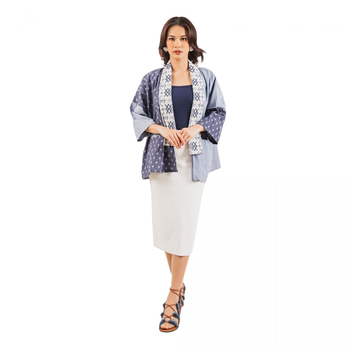 Tatiana Blazer Navy Grey - Image 6