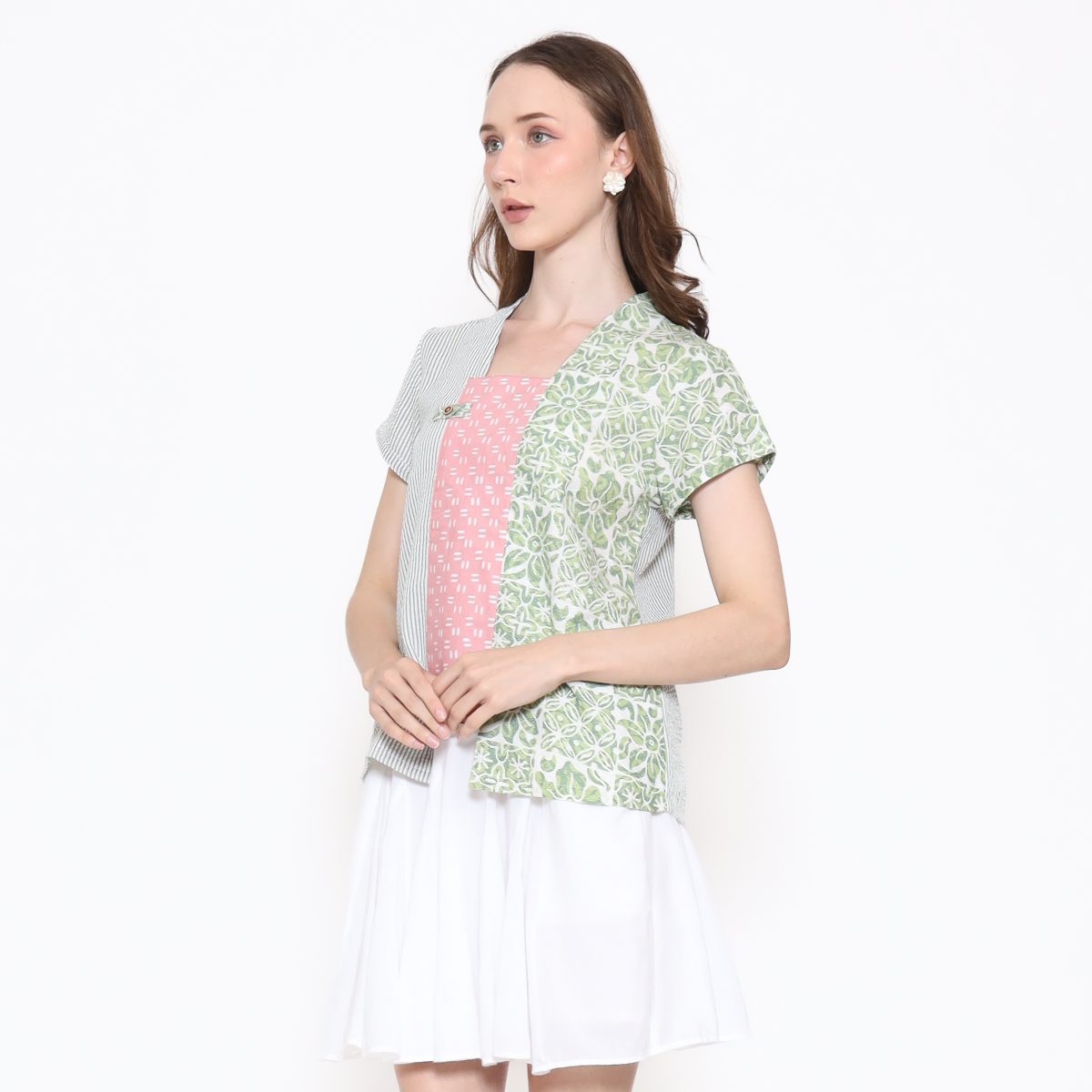 Carlina Blouse Green - Image 4
