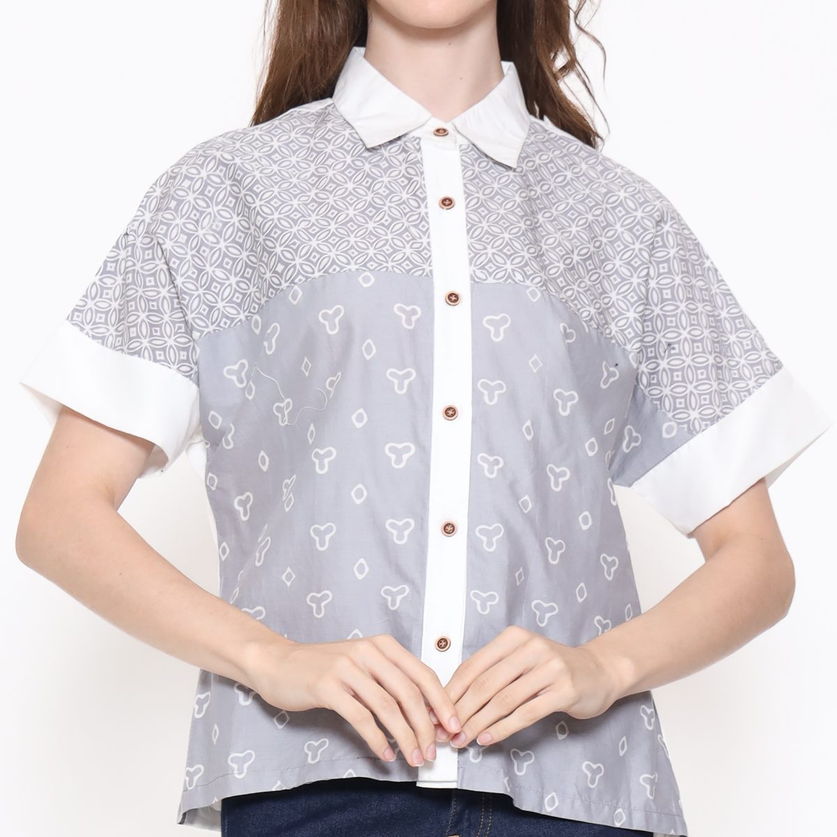 Sherrie Shirt Grey - Image 2