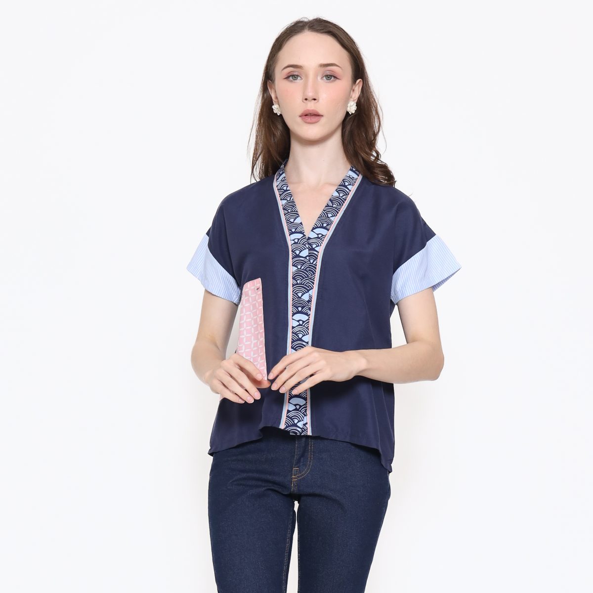 Lindy Blouse Navy