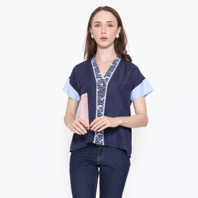 Lindy Blouse Navy