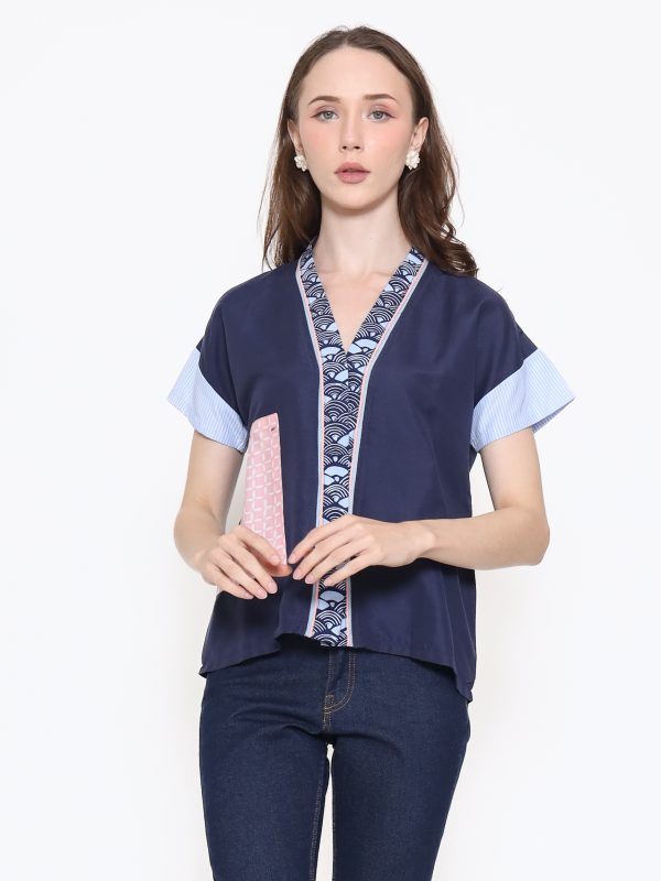 Lindy Blouse Navy
