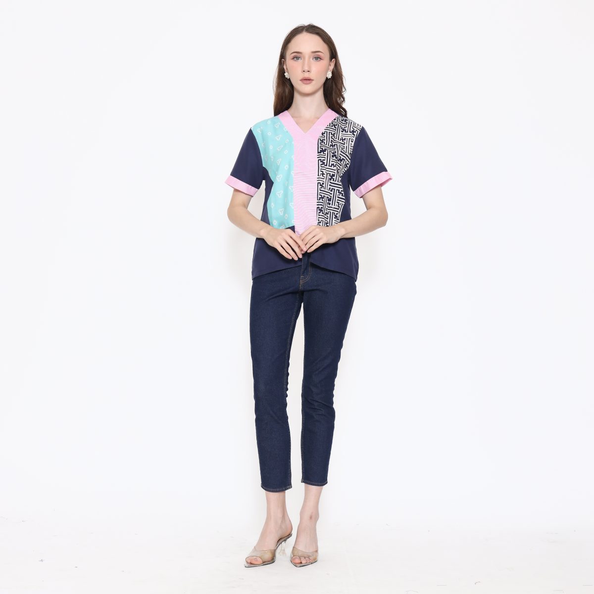 Michela Blouse Tosca Navy - Image 7