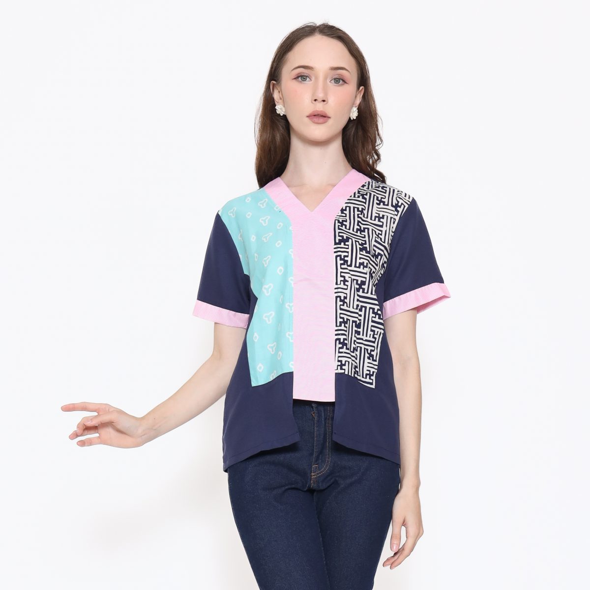 Michela Blouse Tosca Navy