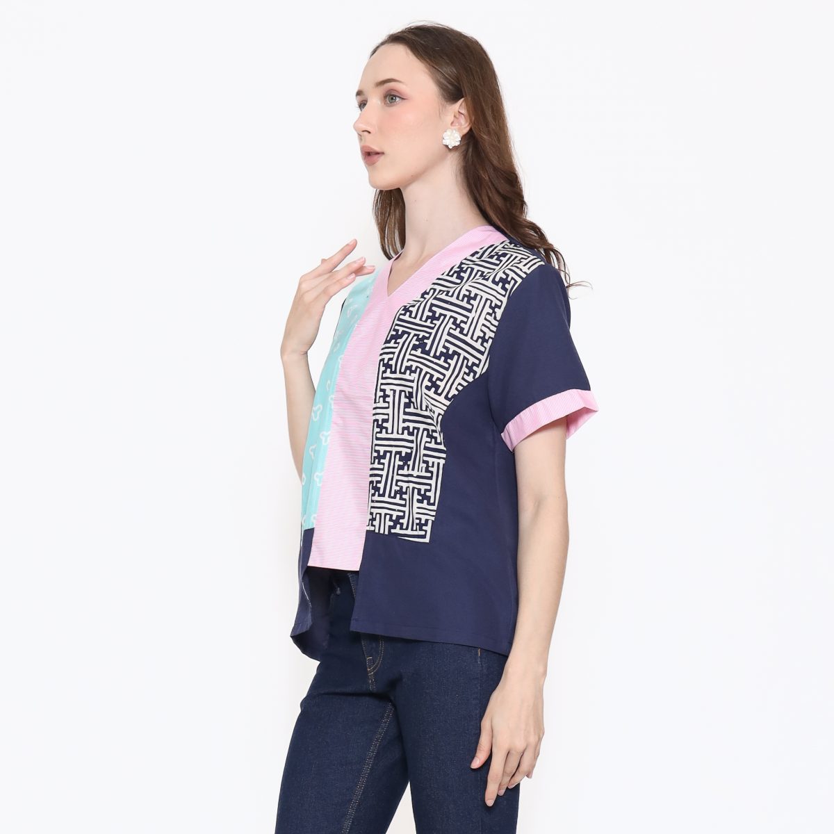 Michela Blouse Tosca Navy - Image 4
