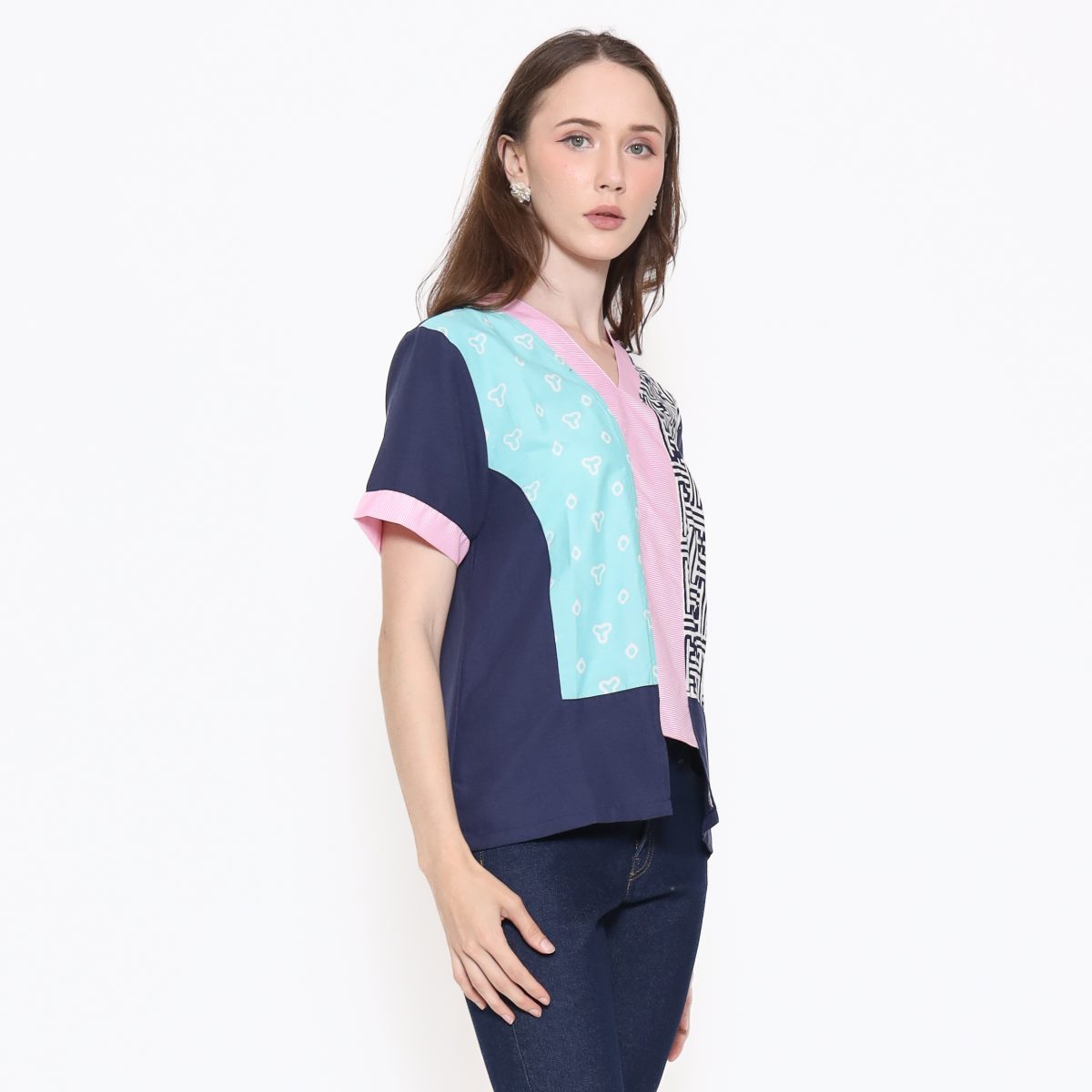 Michela Blouse Tosca Navy - Image 3