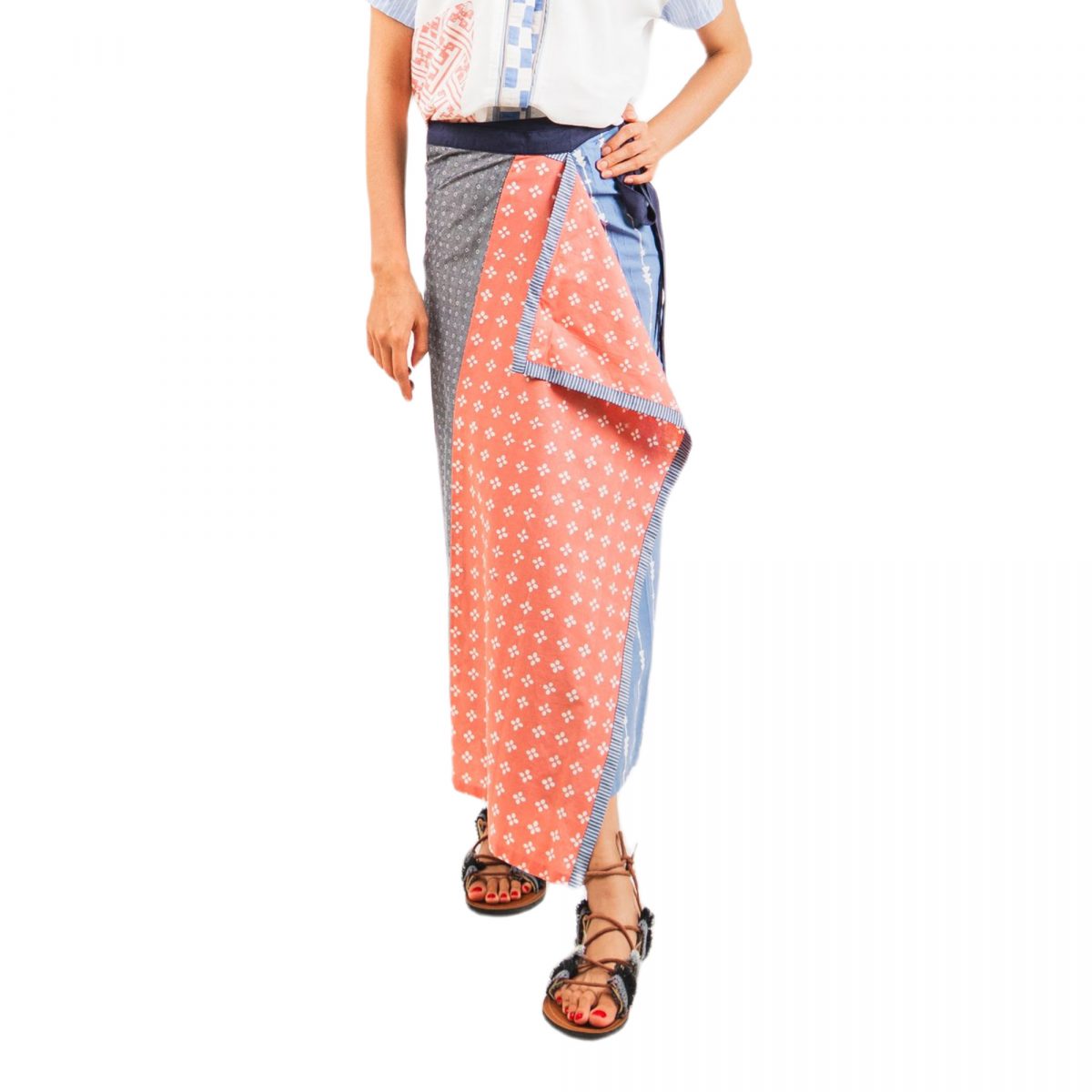 Cahaya Skirt Blue Pink