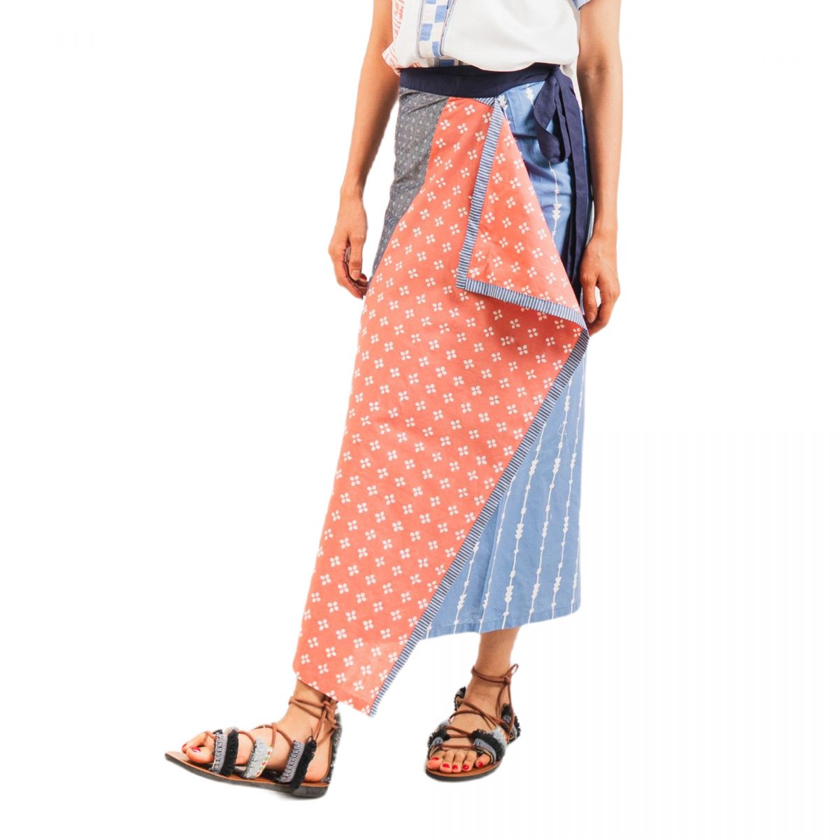 Cahaya Skirt Blue Pink - Image 4