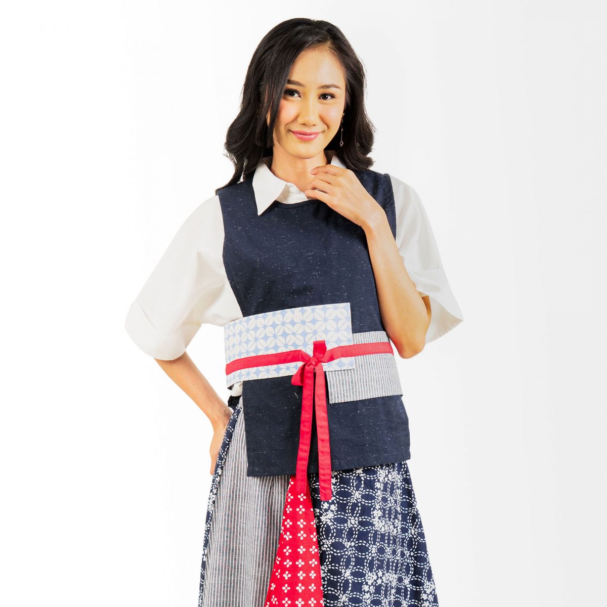 Manila Vest Navy Blue