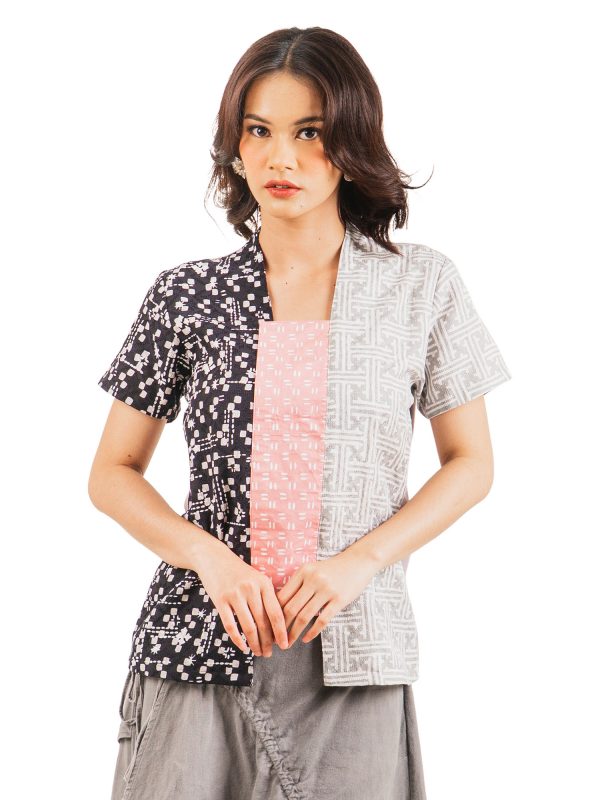 Sheisha Blouse Black Grey