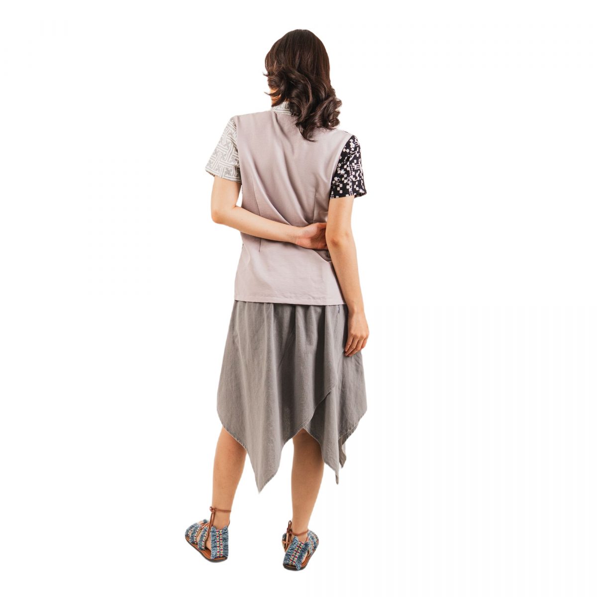 Sheisha Blouse Black Grey - Image 5