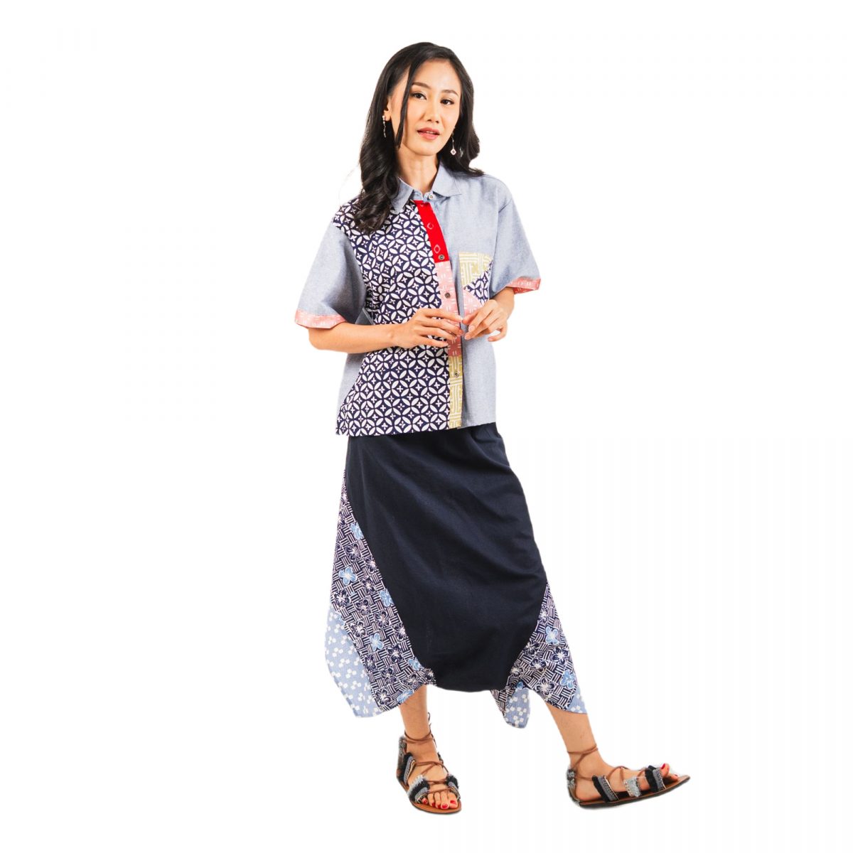 Sassy Shirt Navy - Image 3