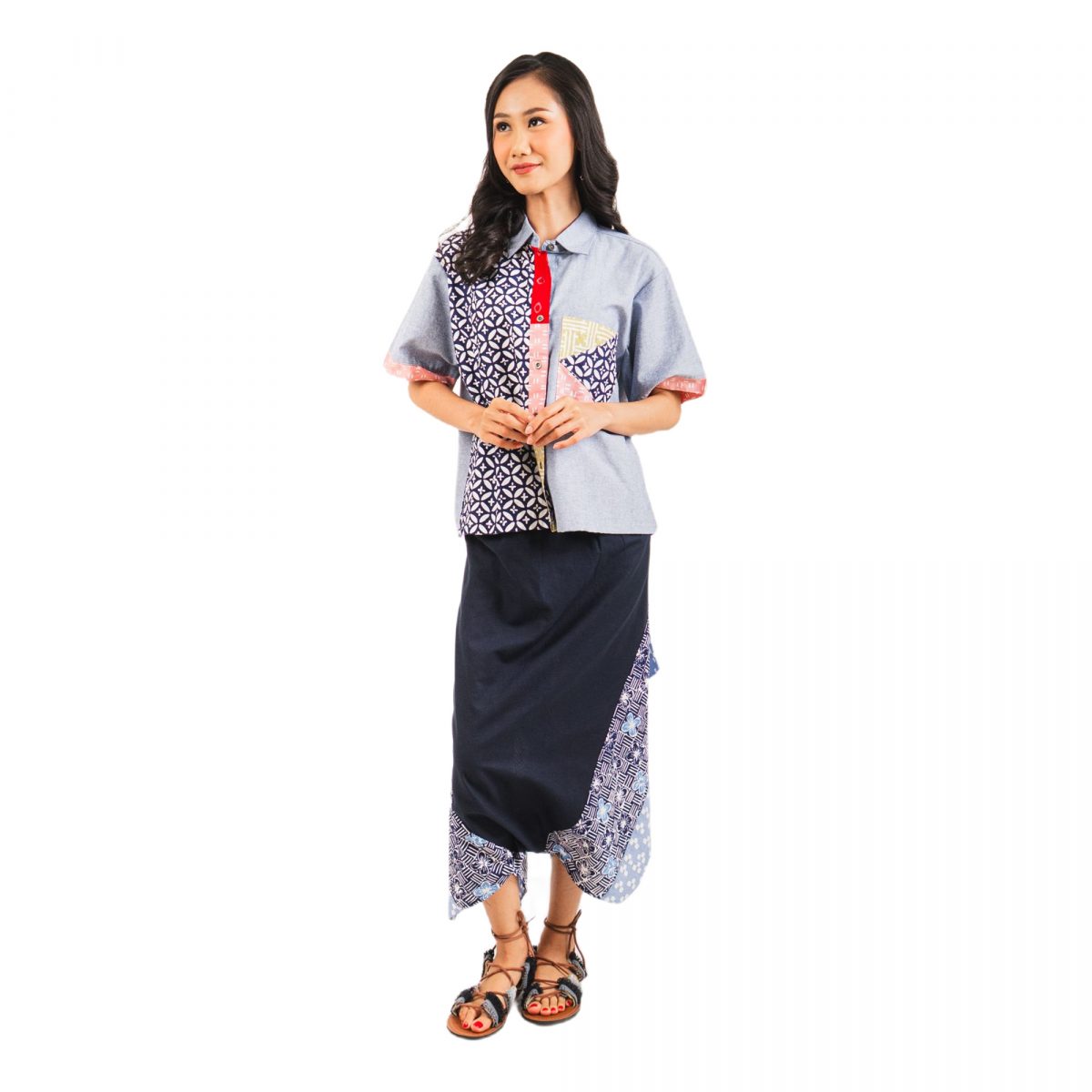 Sassy Shirt Navy - Image 4