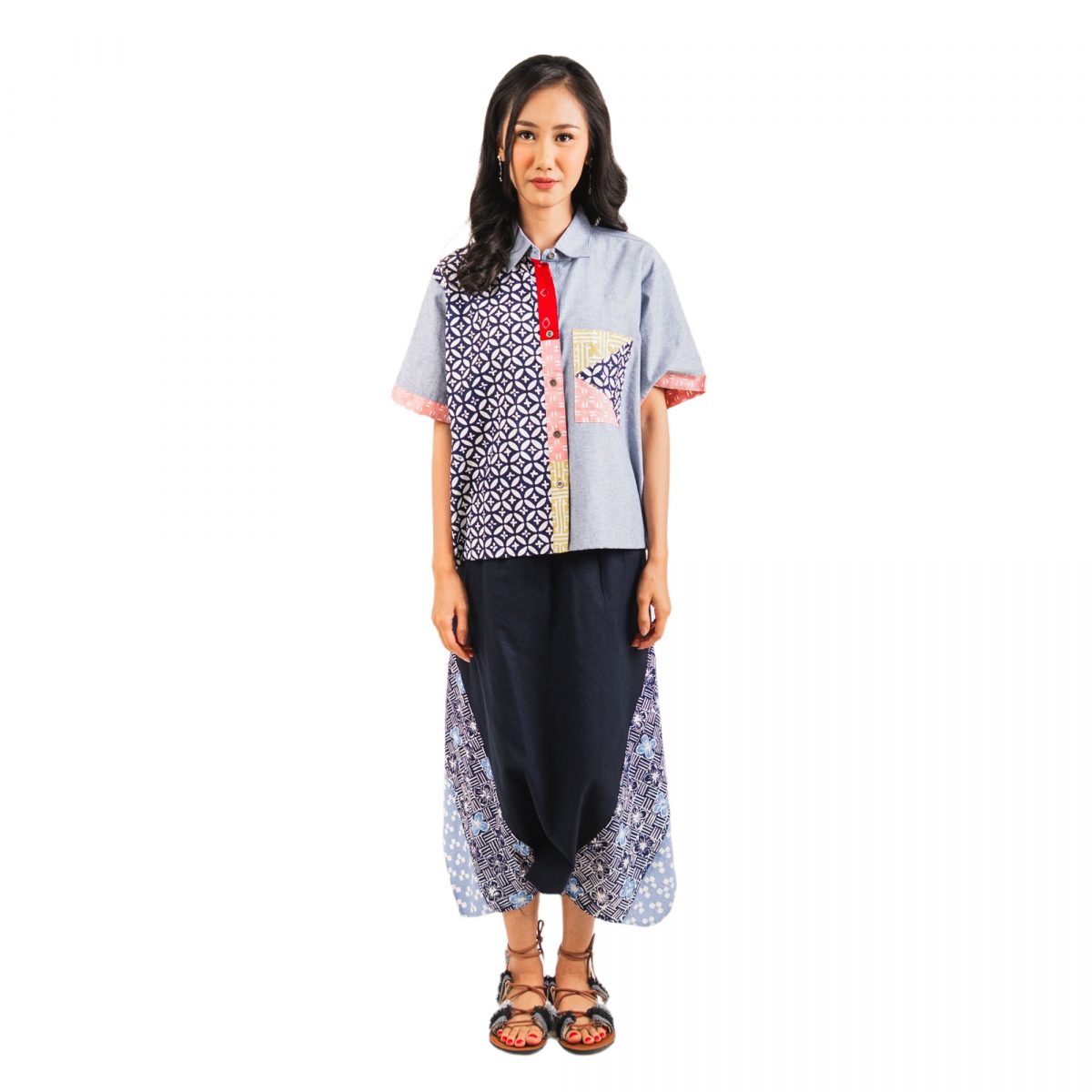 Sassy Shirt Navy - Image 6