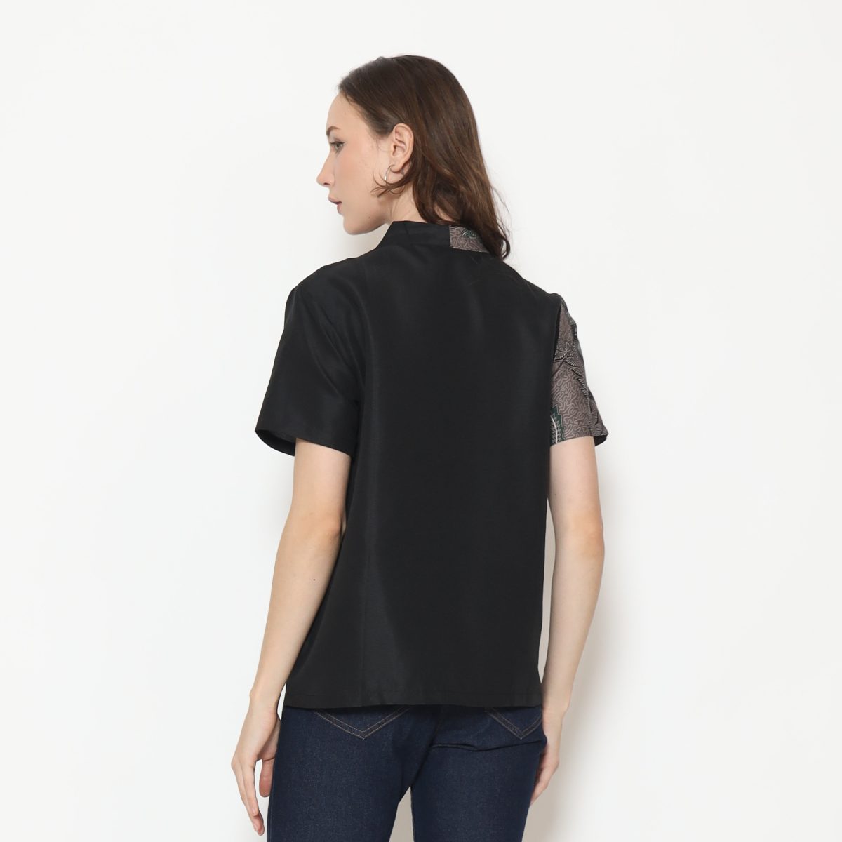 Leslie 2 Blouse Green Black - Image 5