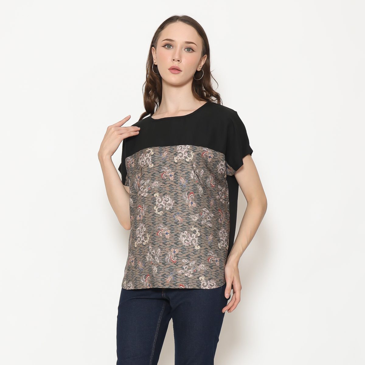 Forever Blouse Grey - Image 3