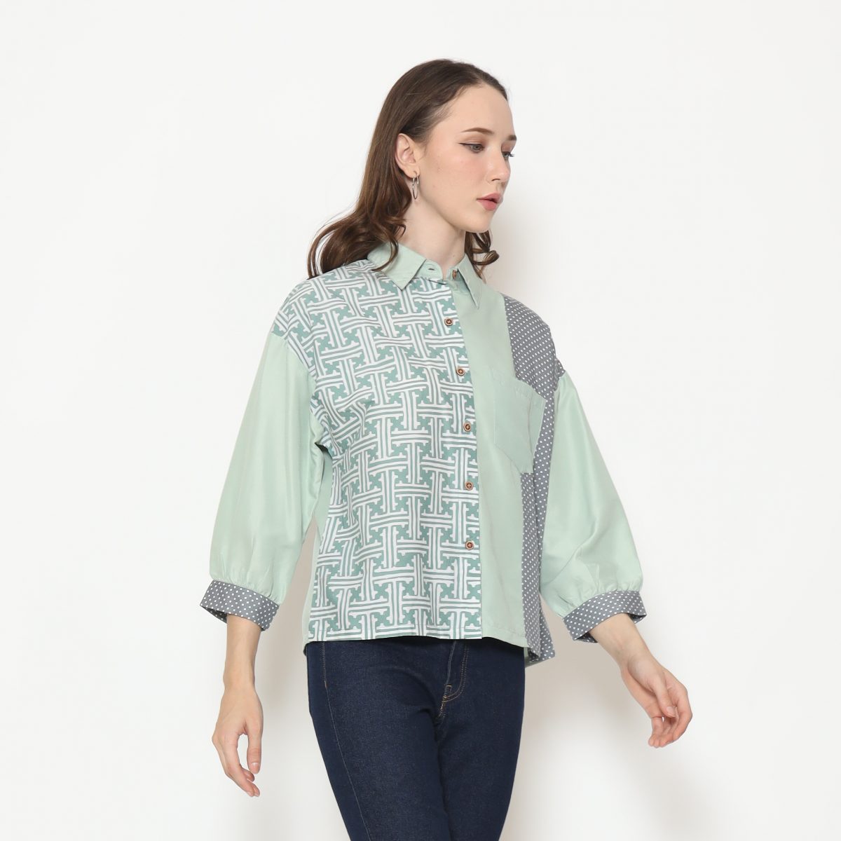 Emery Shirt Green - Image 3