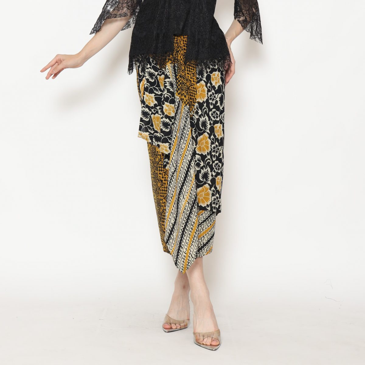 Amandara Skirt Black Mustard