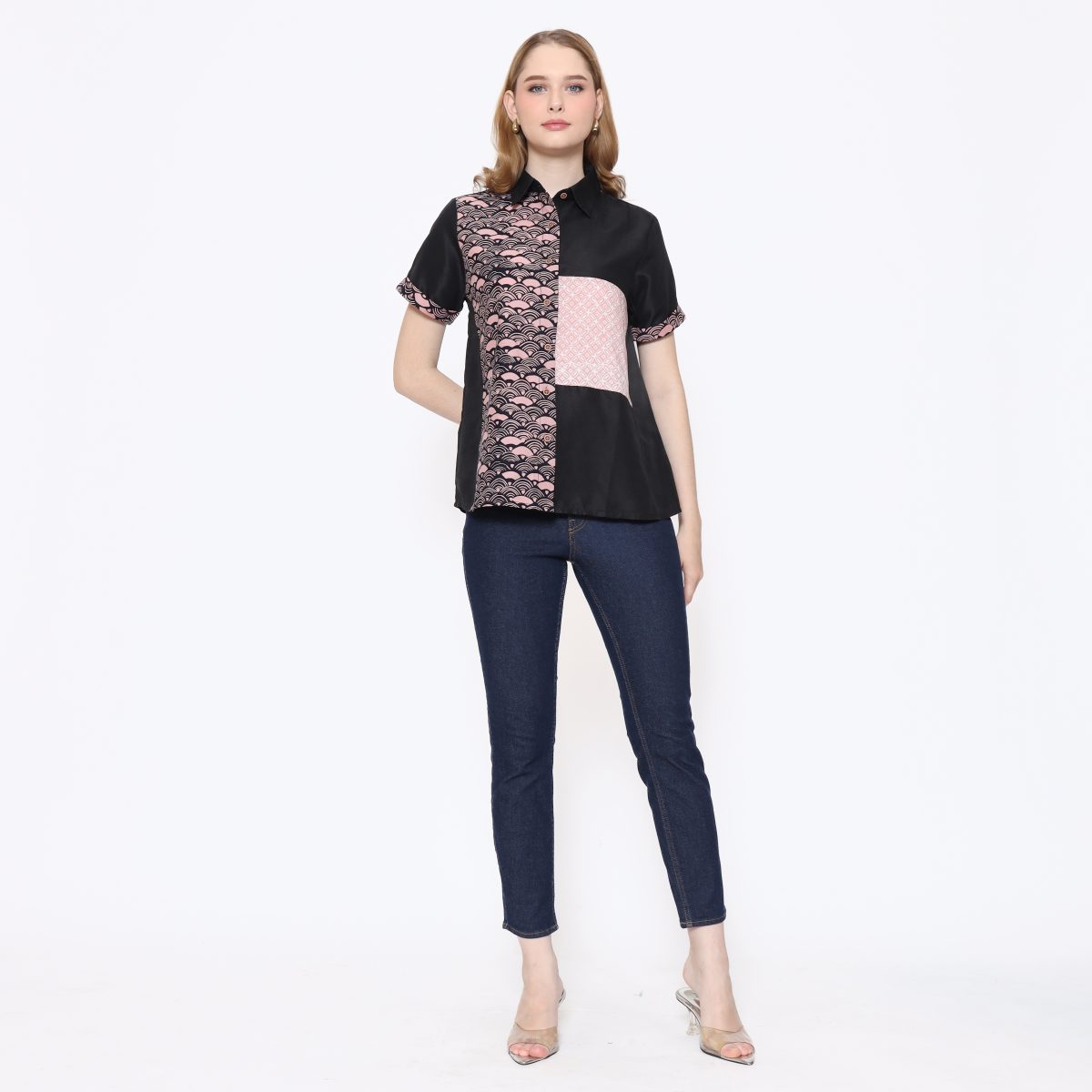 Khristie Shirt Black Pink - Image 6