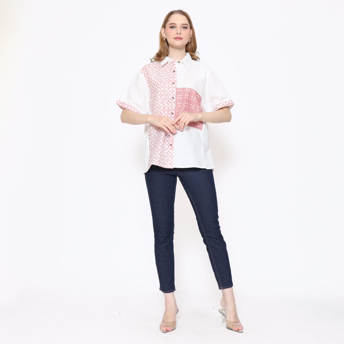 Khristie Shirt White Pink - Image 6