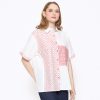 Khristie Shirt White Pink