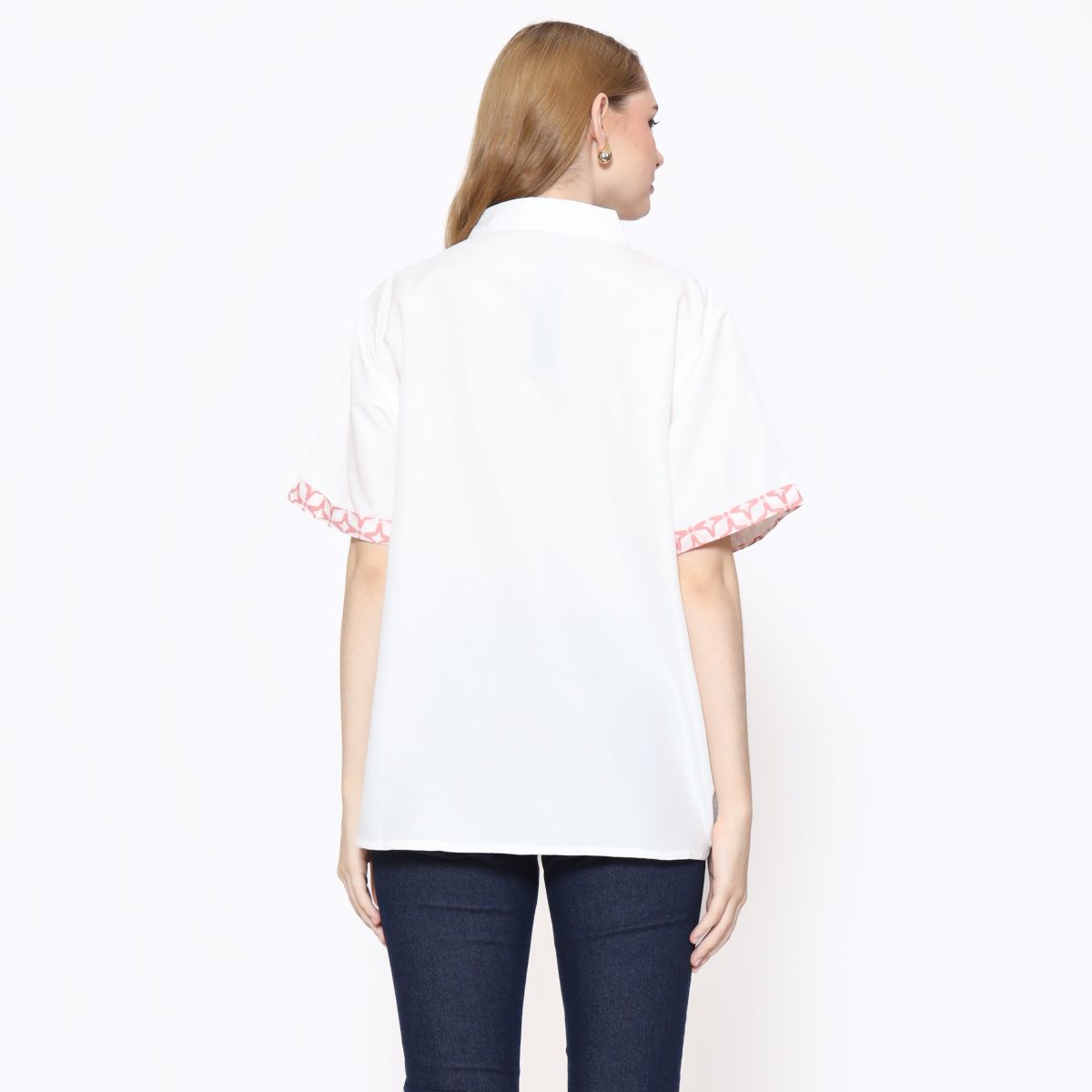 Khristie Shirt White Pink - Image 5