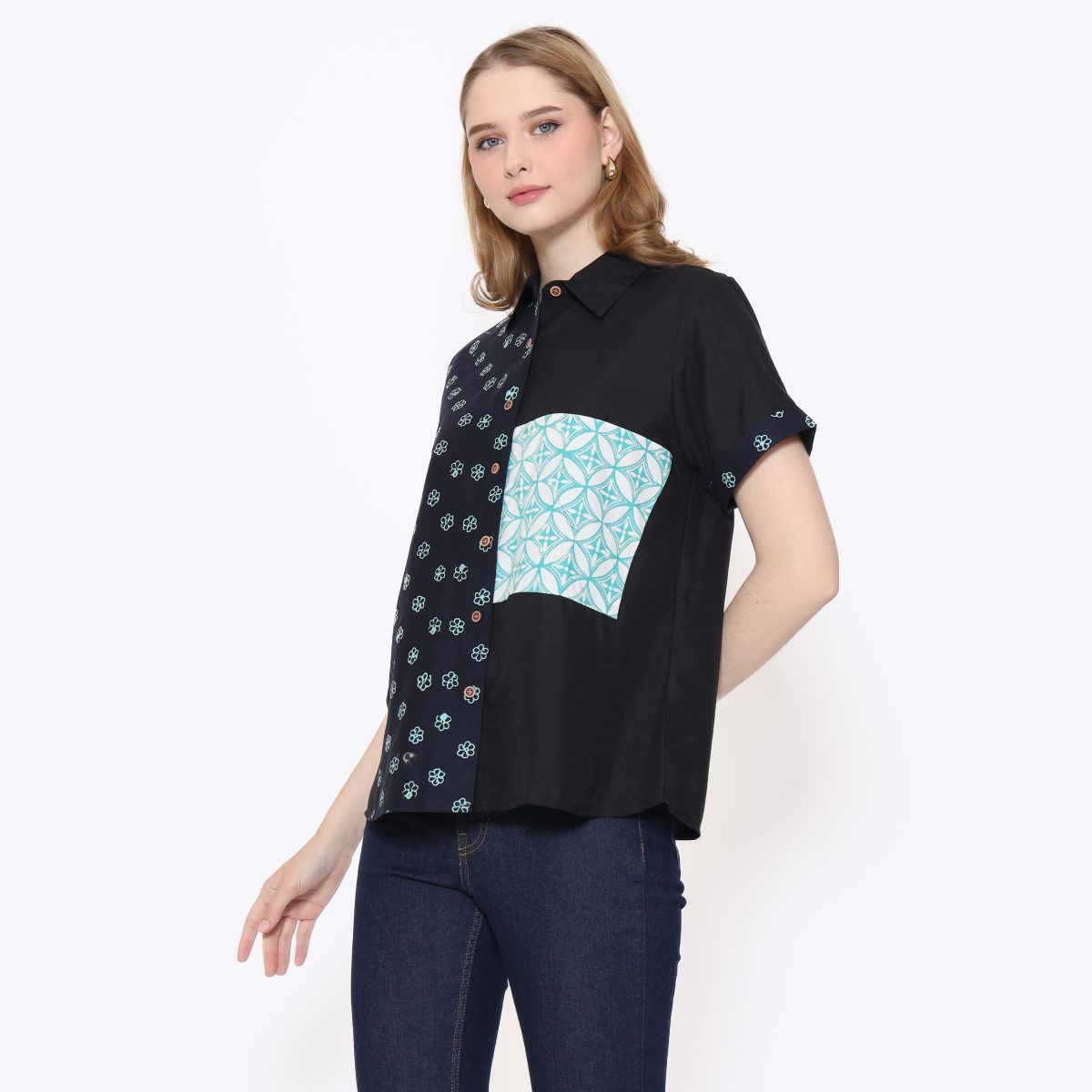 Khristie Shirt Black Tosca - Image 4