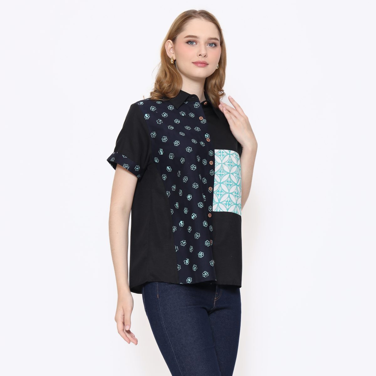 Khristie Shirt Black Tosca - Image 3