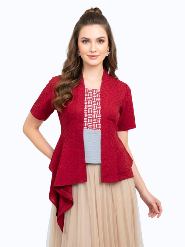 Narami Blouse Red