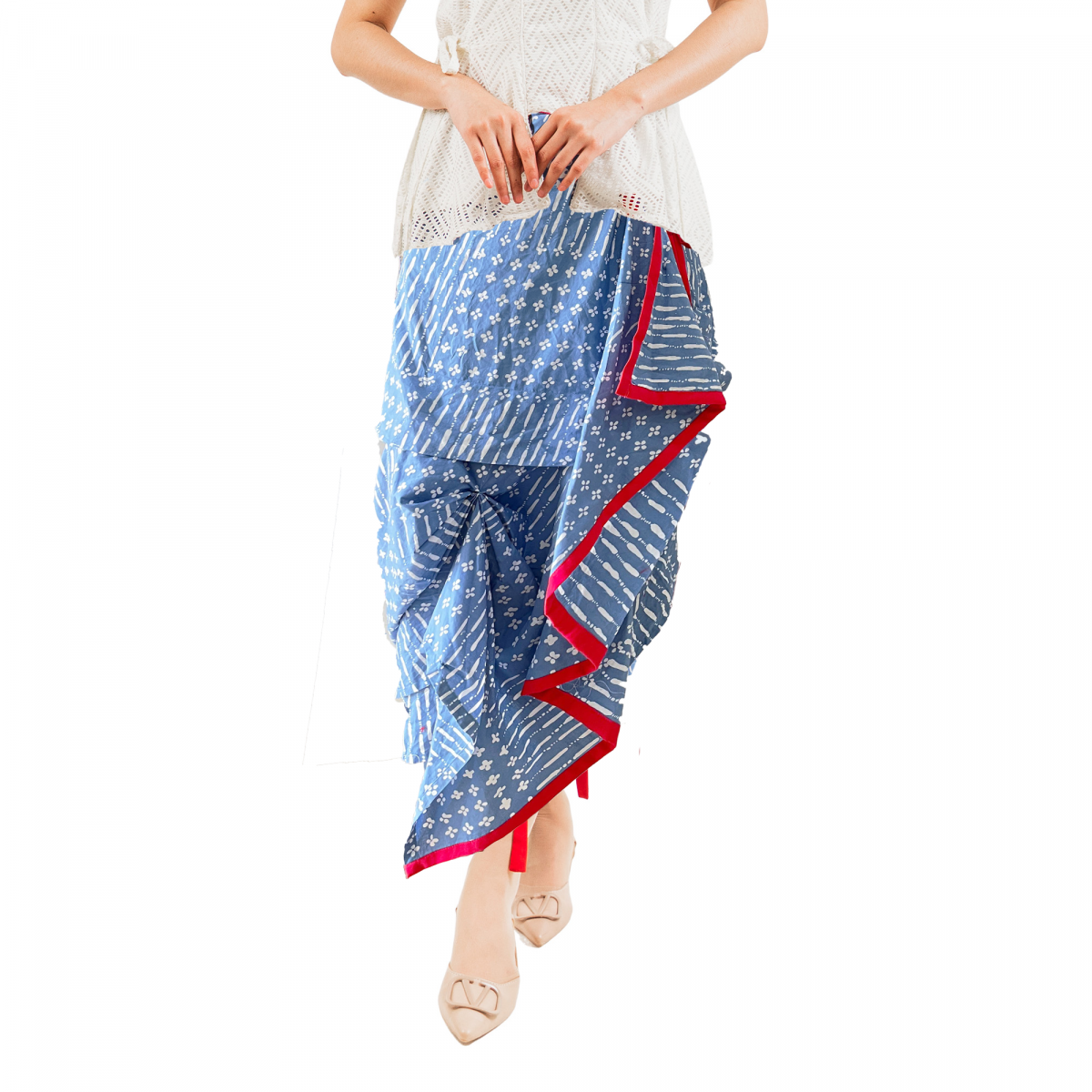 Nusantara Skirt Blue