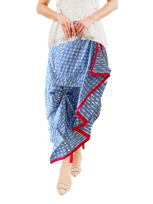 Nusantara Skirt Blue