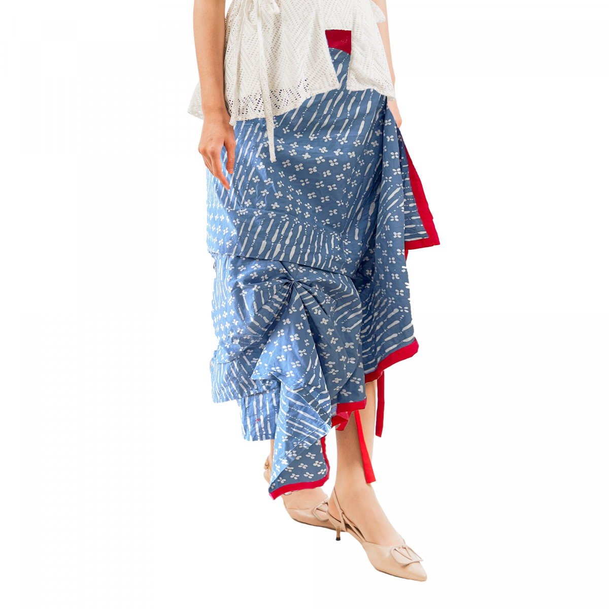 Nusantara Skirt Blue - Image 2