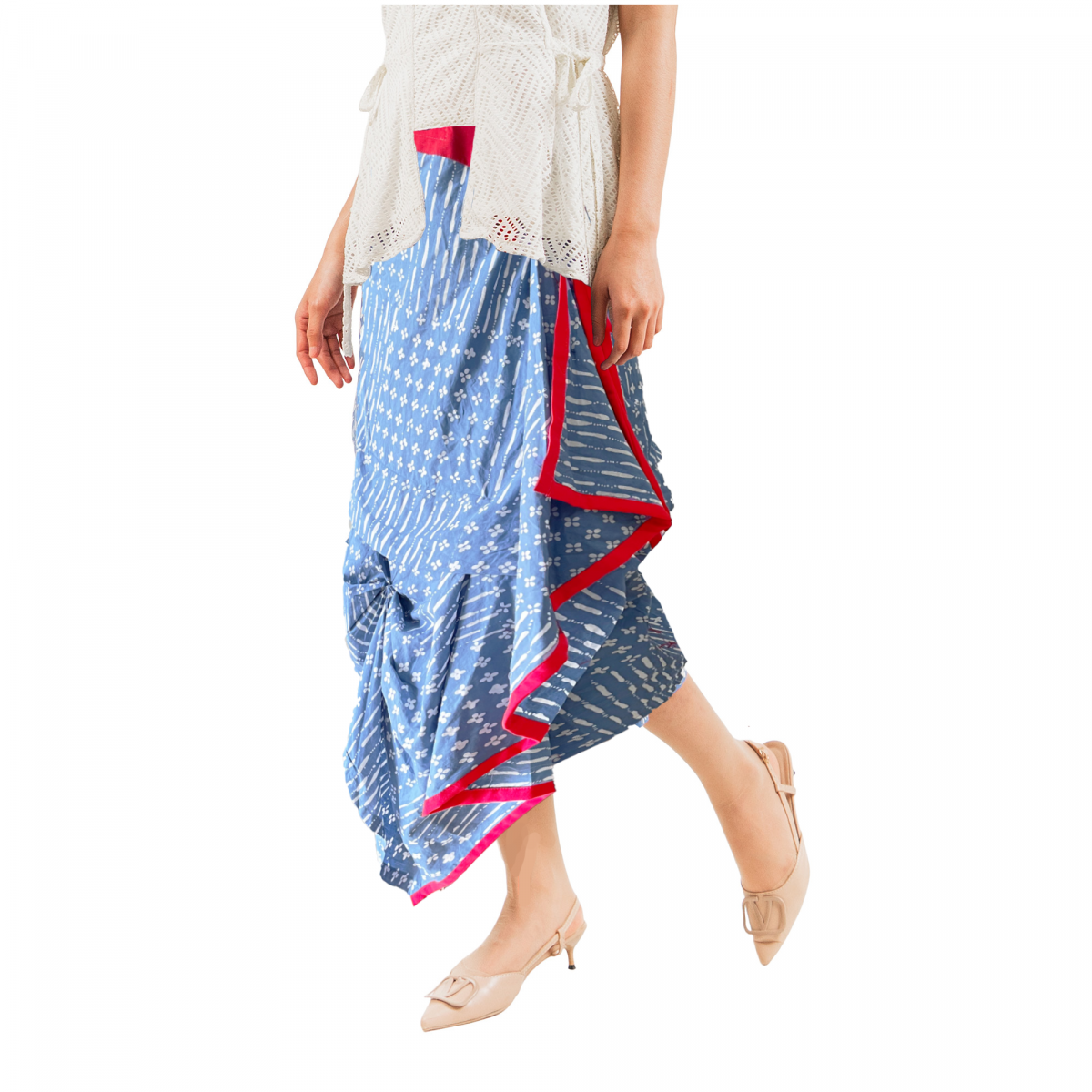 Nusantara Skirt Blue - Image 3