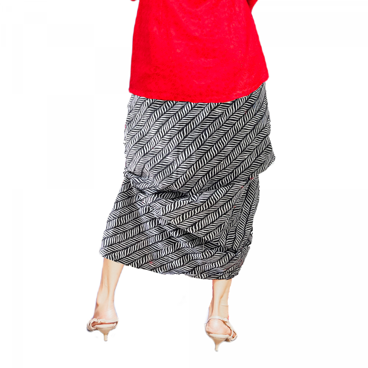 Nusantara Skirt Stripe Black - Image 5