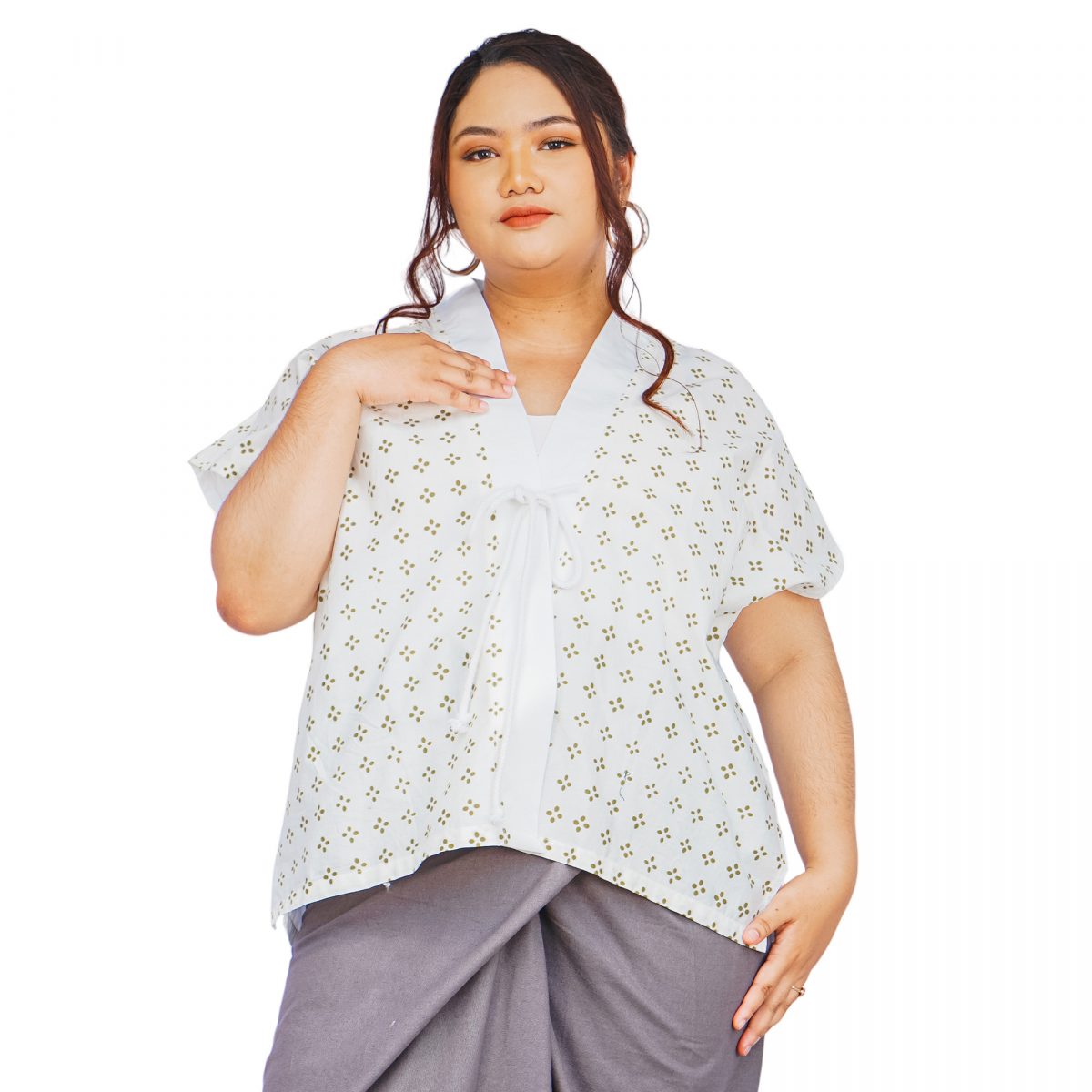 Everly Blazer Cream Olive