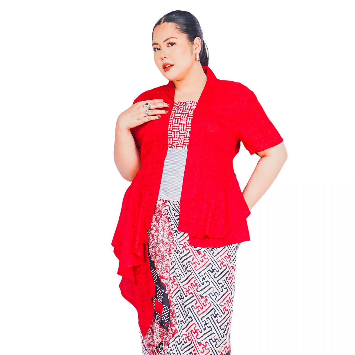 Narami Blouse Red