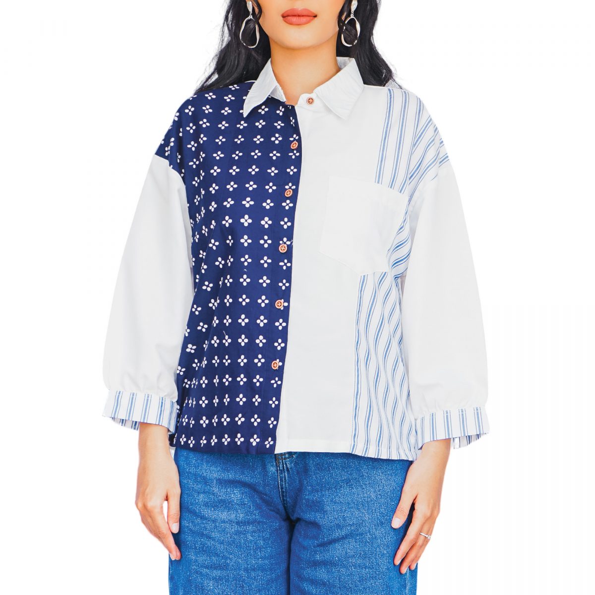 Emery Shirt Navy - Image 2