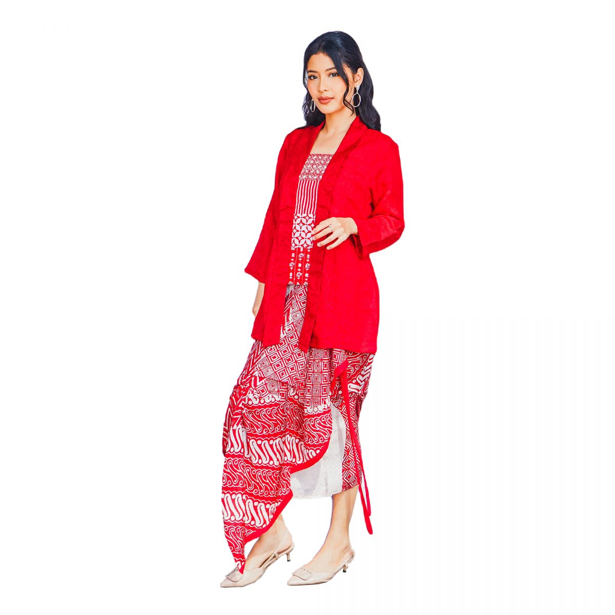 Eleanor Blouse Red - Image 4