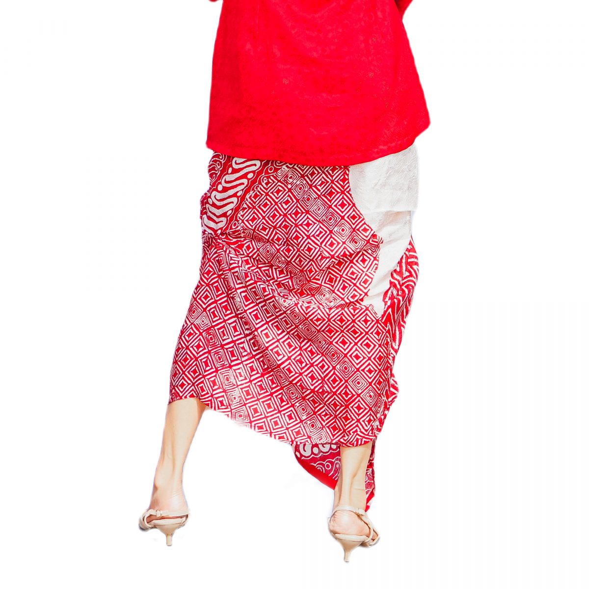 Nusantara Skirt Red - Image 5